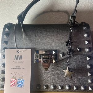 Most Wanted Studded Matte Top Handle Jelly Crossbody Bag